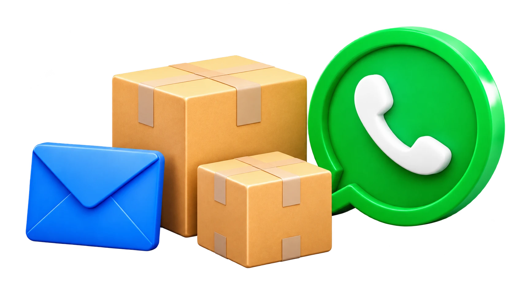 Delivery packages and WhatsApp